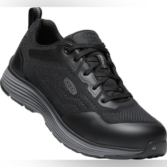 Keen Utility Sparta 2 ESD Aluminum Toe Work Shoes in Steel Grey/Black - Picture 1 of 13